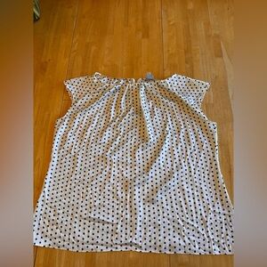 Worthington Polka Dot Plus Size Blouse